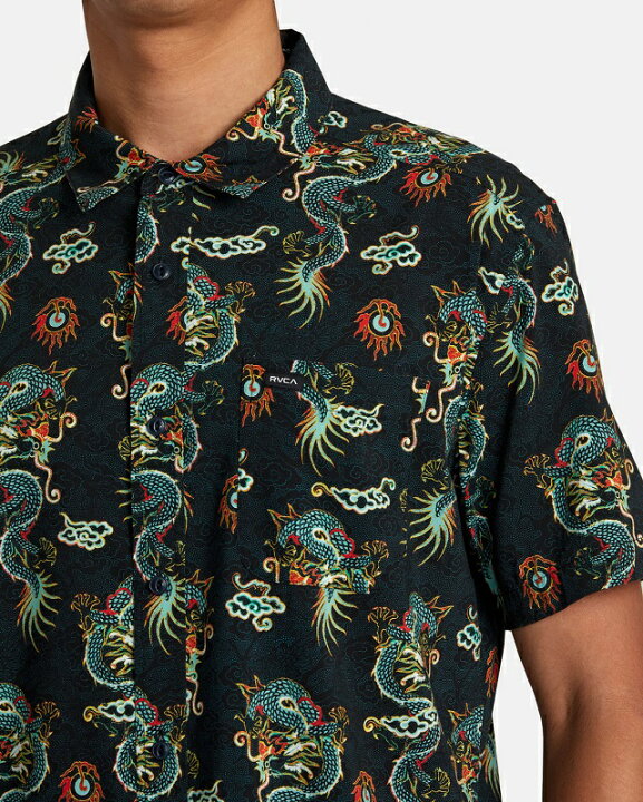 楽天市場】RVCA ルーカ 半袖シャツ プリント RECON COLLAGE SS 総柄 
