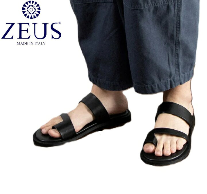 楽天市場】ゼウス ZEUS メンズ コンフォート レザー サンダル メンズ 