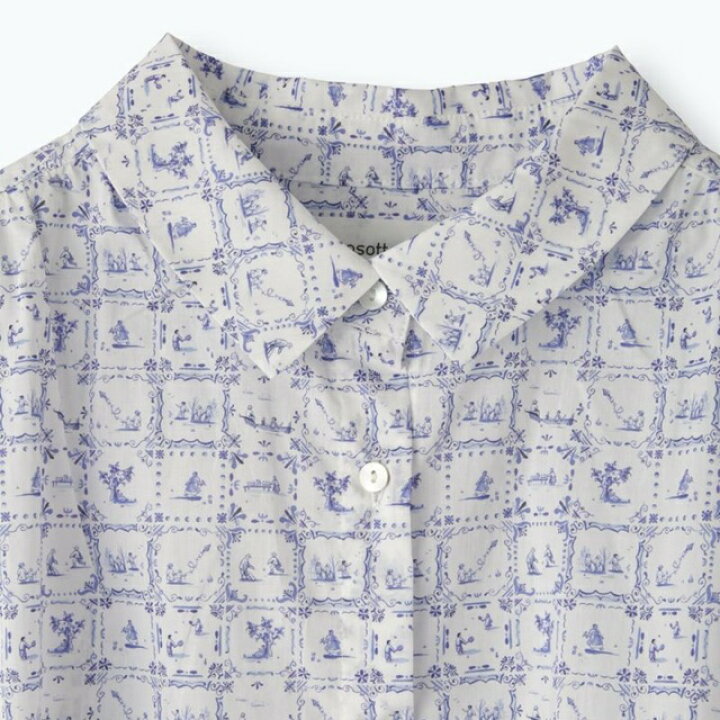 楽天市場】sosotto ソソット リバティ ブラウス LIBERTYタナローン袖 