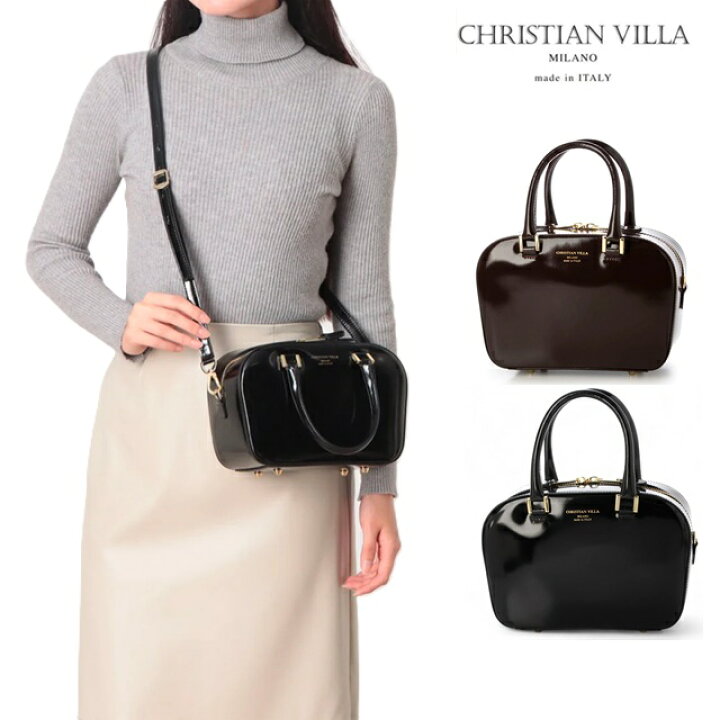 楽天市場】CHRISTIAN VILLA クリスチャンヴィラ ハンド バッグ 2WAY 