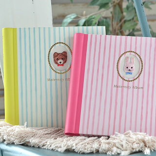 楽天市場 マタニティアルバム アニマル刺繍 エコー写真 超音波 ベビーアルバム リング綴じ ポケットアルバム L判 デコレーションシール 出産 妊娠 アルバム 手作り プレママ マタニティ ベビー プレゼント 出産祝い 妊娠祝い かわいい マークス Carro デザイン雑貨カロ