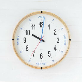 【6/1は全品ほぼP10倍！】掛け時計 バウハウス ウォールクロック BAUHAUS Fonts Wall Clock CarlMarx カール・マルクス 壁掛け 時計 音がしない 木製 おしゃれ スイープムーブメント キッズ 子供 知育 シンプル 北欧 ギフト 新築祝い 引越祝い エルコミューン