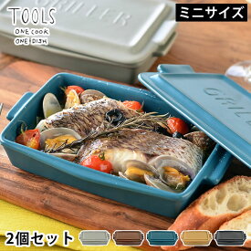 【4/25は全品ほぼP10倍！】2個セット ツールズ グリラー ミニ TOOLS GRILLER MINI 2set 耐熱 陶器 日本製 電子レンジ 魚焼きグリル ガスレンジ 可 直火調理 ダッチオーブン レシピ付き 遠赤外線 ロースター グリル 一人用 おうち時間 プレート イブキクラフト