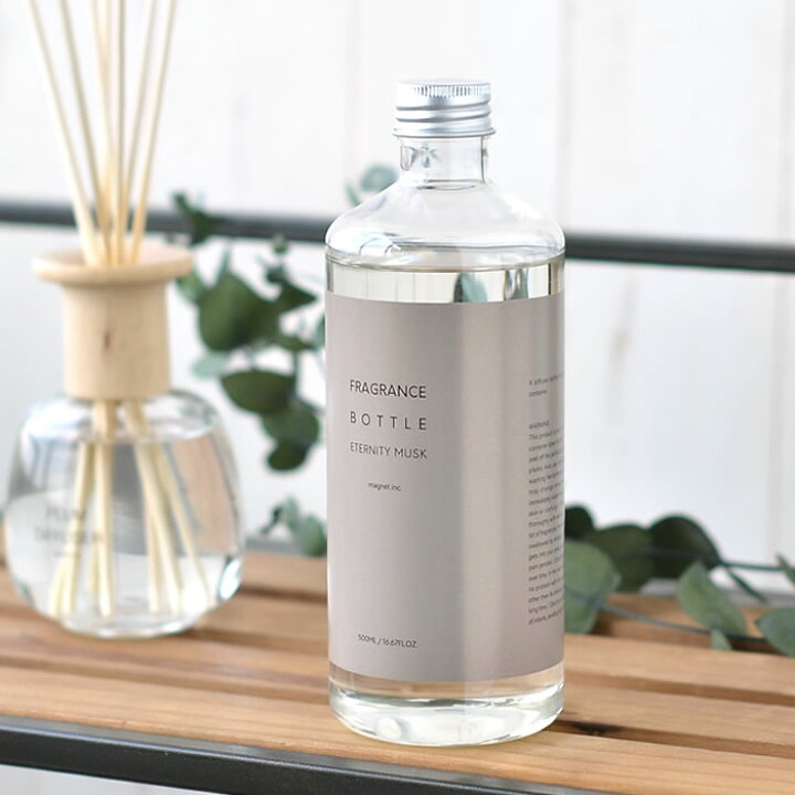 楽天市場 ディフューザー プラムディフューザー リフィル 500ml ディフューザー 詰め替え フレグランスボトル ルームフレグランス アロマディフューザー 人気 マグノリア クリアフルーツ エタニティムスク シンプル おしゃれ 長持ち 大容量 Carro デザイン雑貨カロ
