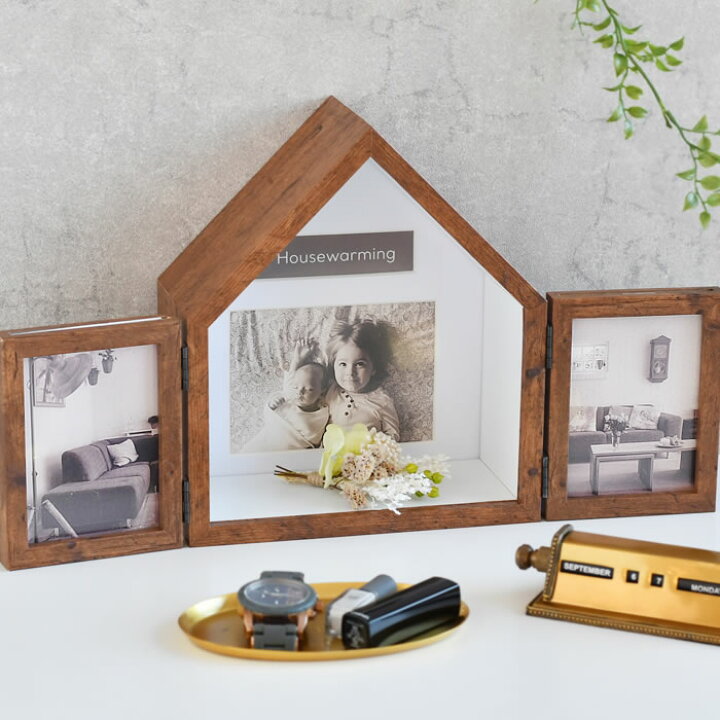 楽天市場 家型フォトフレーム Rus 02 フォトフレーム 写真立て おしゃれ スタンド ボックスフレーム メッセージ Mdf 木目調 ギフト プレゼント Nsシリーズ シンプル ナチュラル かわいい 結婚祝い 出産祝い リビング 子供部屋 北欧 L版 メモリアル Carro デザイン雑貨