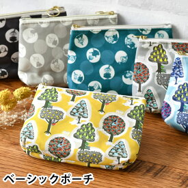 【ポイント最大10倍祭★11/11 1:59まで】ポーチ 小物入れ QUARTER REPORT MOOMIN ベーシックポーチ ムーミン ポーチ 内ポケット付き 小物入れ プレゼント おしゃれ 北欧 小さめ 裏地 リネン かわいい コンパクト コスメポーチ 化粧ポーチ 総柄 日本製