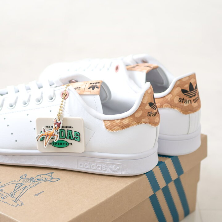 楽天市場 Adidas Originals アディダス オリジナルス Disney Stan Smith ディズニー スタンスミス22s Gz6251 ホワイト バンビスニーカー ローカット カジュアル キャラクター コラボ Carrot