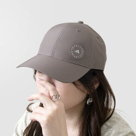 ADIDAS BY STELLA MCCARTNEY [アディダス バイ ステラ マッカートニー]リフレクターロゴキャップ CAP4S IS9013 ライトブラウン / テックアースコラボ / スポーティー / カジュアル / 帽子 / ヴィーガン素材 /