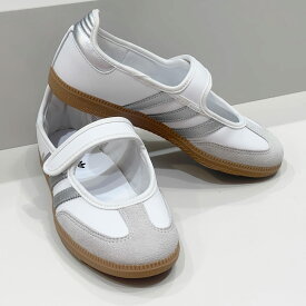 adidas originals [アディダス オリジナルス]SAMBA JANE / サンバ ジェーン6S KJ3785 シルバー ホワイトスニーカー / クラシック / メリージェーン / トレンド / ローカット / バレエコア /