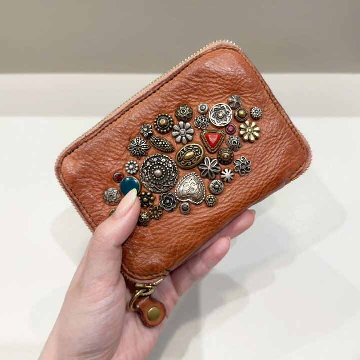 楽天市場】CAMPOMAGGI [カンポマッジ]アンティークスタッズコンパクト  