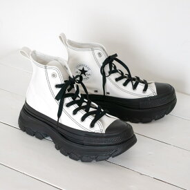 CONVERSE [コンバース]ALL STAR (R) TREKWAVE HI / オールスター トレックウエーブ ハイ3A 1SD541 31309820 WHITE/BLACK ホワイトブラックレースアップ / スニーカー / レザー / 厚底 / ボリューム / オールスターアール