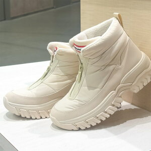 HUNTER [n^[]jZbNX Cgsbh _[ AN Wbv Xm[u[c5A INTREPID WANDERER ANKLE ZIP SNOW BOOTUFS7118WWU CCR LoXN[ zCgX|[eB[ / u[c / V[
