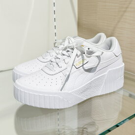 【期間限定10%OFF】PUMA [プーマ]CALI WEDGE WNS カリ ウェッジ ウィメンズ スニーカー4S 373438 WHITE プーマホワイトボリューム / カジュアル / スポーツ / ローカット / 厚底 / トレンド /