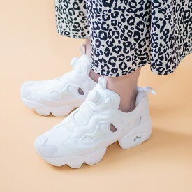 Reebok [リーボック] INSTAPUMP FURY NYLON SHOES インスタポンプフューリー22S GW7054 ホワイトスニーカー / ボリューム / ダッドソール / 厚底 /