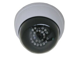 ドーム型 ダミーカメラ センサー内蔵 LED 自動 点灯 DD-128 安い 手軽 防犯グッズ