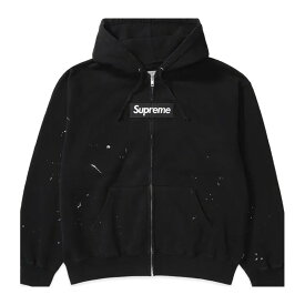 シュプリーム Supreme x MM6 Maison Margiela Box Logo Zip Up Hooded Sweatshirt "Black パーカー メンズ 国内発送