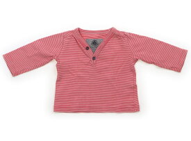 プチバトー PETIT BATEAU Tシャツ・カットソー 60 女の子 レッドボーダー 子供服 ベビー服 キッズ アウトレット ユーズド 【中古】キッズ・ベビー・マタニティ