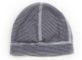 プチバトー PETIT BATEAU 帽子 Hat/Cap 男の子 モノクロ×ボーダー 子供服 ベビー服 キッズ アウトレット ユーズド 【中古】キッズ・ベビー・マタニティ