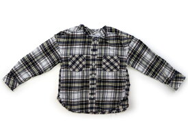 ベイフロー BAY FLOW シャツ・ブラウス 100 男の子 ネイビーチェック 子供服 ベビー服 キッズ アウトレット ユーズド 【中古】キッズ・ベビー・マタニティ