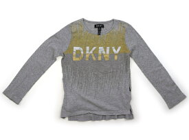 ダナキャラン DKNY Tシャツ・カットソー 130 女の子 グレー・ラメ 子供服 ベビー服 キッズ アウトレット ユーズド 【中古】キッズ・ベビー・マタニティ