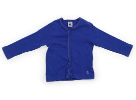 プチバトー PETIT BATEAU カーディガン 80 女の子 青 子供服 ベビー服 キッズ アウトレット ユーズド 【中古】キッズ・ベビー・マタニティ