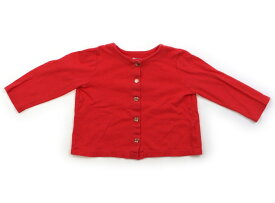 プチバトー PETIT BATEAU カーディガン 80 女の子 赤っぽいピンク 子供服 ベビー服 キッズ アウトレット ユーズド 【中古】キッズ・ベビー・マタニティ