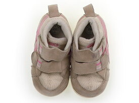 アシックス Asics スニーカー 靴13cm〜 女の子 ベージュ・ピンク 子供服 ベビー服 キッズ アウトレット ユーズド 【中古】キッズ・ベビー・マタニティ