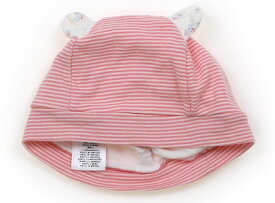 プチバトー PETIT BATEAU 帽子 Hat/Cap 女の子 ピンクボーダー、白 子供服 ベビー服 キッズ アウトレット ユーズド 【中古】キッズ・ベビー・マタニティ