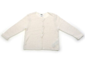 ザラ ZARA カーディガン 110 女の子 オフホワイト　 子供服 ベビー服 キッズ アウトレット ユーズド 【中古】キッズ・ベビー・マタニティ