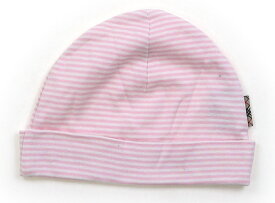 バーバリー BURBERRY 帽子 Hat/Cap 女の子 ピンク白ボーダー 子供服 ベビー服 キッズ アウトレット ユーズド 【中古】キッズ・ベビー・マタニティ