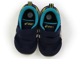 アシックス Asics スニーカー 靴13cm～ 男の子 ネイビー 子供服 ベビー服 キッズ アウトレット ユーズド 【中古】キッズ・ベビー・マタニティ