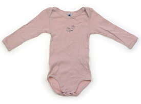 プチバトー PETIT BATEAU ロンパース 80 女の子 ピンク　 子供服 ベビー服 キッズ アウトレット ユーズド 【中古】キッズ・ベビー・マタニティ