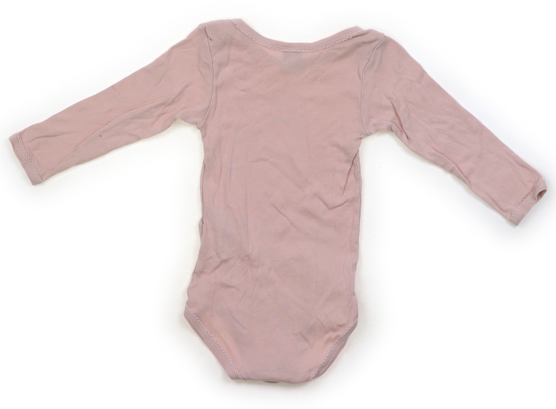 プチバトー PETIT BATEAU ロンパース 80 女の子 ピンク 子供服