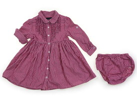 ラルフローレン Ralph Lauren ワンピース 80 女の子 ギンガムチェック×ピンク系 子供服 ベビー服 キッズ アウトレット ユーズド 【中古】キッズ・ベビー・マタニティ