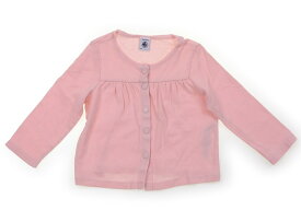 プチバトー PETIT BATEAU カーディガン 80 女の子 ピンク 子供服 ベビー服 キッズ アウトレット ユーズド 【中古】キッズ・ベビー・マタニティ