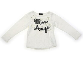 ポンポネット pom ponette Tシャツ・カットソー 110 女の子 白 子供服 ベビー服 キッズ アウトレット ユーズド 【中古】キッズ・ベビー・マタニティ