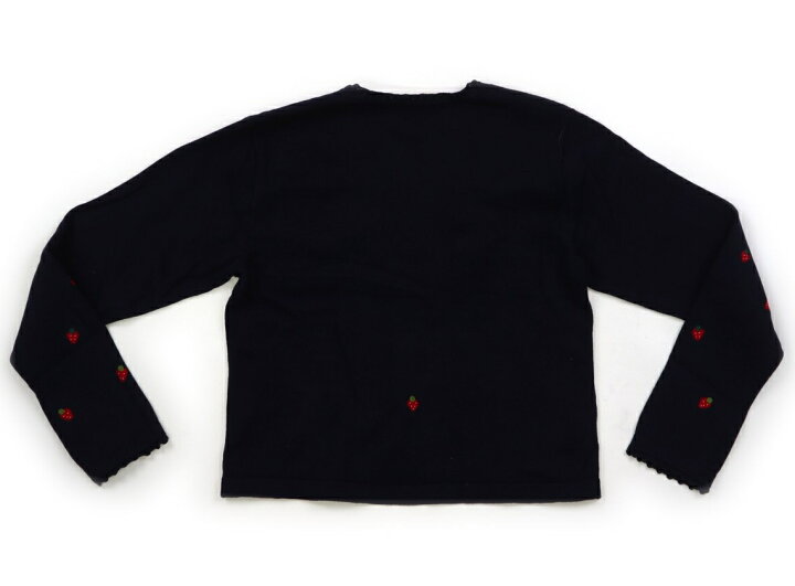 楽天市場】ファミリア familiar カーディガン 130 女の子 紺 イチゴ柄  