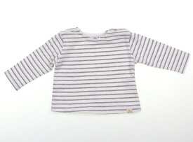 ザラ ZARA Tシャツ・カットソー 60 女の子 白、グレー 子供服 ベビー服 キッズ アウトレット ユーズド 【中古】キッズ・ベビー・マタニティ