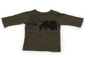 デニムダンガリー DENIM & DUNGAREE Tシャツ・カットソー 80 男の子 カーキ 子供服 ベビー服 キッズ アウトレット ユーズド 【中古】キッズ・ベビー・マタニティ