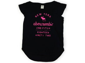 アバクロ Abercrombie Tシャツ・カットソー 160 女の子 ブラック 子供服 ベビー服 キッズ アウトレット ユーズド 【中古】キッズ・ベビー・マタニティ