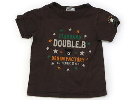 ダブルB Double B Tシャツ・カットソー 100 男の子 ブラウン 子供服 ベビー服 キッズ アウトレット ユーズド 【中古】キッズ・ベビー・マタニティ