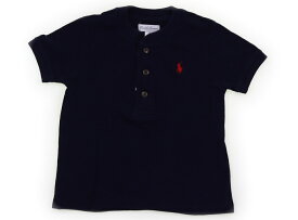 ラルフローレン Ralph Lauren Tシャツ・カットソー 80 男の子 ネイビー・レッド刺繍 子供服 ベビー服 キッズ アウトレット ユーズド 【中古】キッズ・ベビー・マタニティ