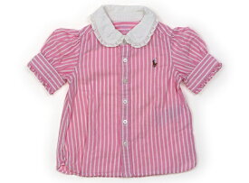 ラルフローレン Ralph Lauren シャツ・ブラウス 80 女の子 ピンク、ストライプ 子供服 ベビー服 キッズ アウトレット ユーズド 【中古】キッズ・ベビー・マタニティ