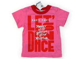 パーティパーティ Party Party Tシャツ・カットソー 80 女の子 ピンク、赤 子供服 ベビー服 キッズ アウトレット ユーズド 【中古】キッズ・ベビー・マタニティ