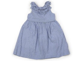 ラルフローレン Ralph Lauren ワンピース 90 女の子 青白ストライプ 子供服 ベビー服 キッズ アウトレット ユーズド 【中古】キッズ・ベビー・マタニティ