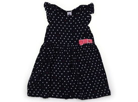 プチバトー PETIT BATEAU チュニック 100 女の子 紺、白ドット、ピンク 子供服 ベビー服 キッズ アウトレット ユーズド 【中古】キッズ・ベビー・マタニティ