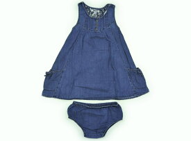 ダナキャラン DKNY ワンピース 90 女の子 インディゴブルー 子供服 ベビー服 キッズ アウトレット ユーズド 【中古】キッズ・ベビー・マタニティ