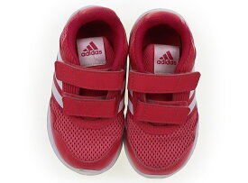 アディダス Adidas スニーカー 靴14cm～ 女の子 ストロベリーレッド 子供服 ベビー服 キッズ アウトレット ユーズド 【中古】キッズ・ベビー・マタニティ