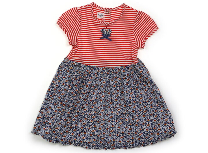 楽天市場】ファミリア familiar チュニック 100 女の子 朱色、白  