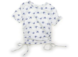 ホリスター Hollister Tシャツ・カットソー 100 女の子 オフ白・ブルー・蝶 子供服 ベビー服 キッズ アウトレット ユーズド 【中古】キッズ・ベビー・マタニティ